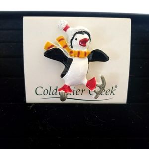 Coldwater Creek Penguin pin